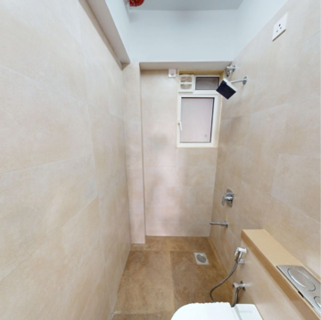 Bathroom in 3 BHK Apartment at Marathon Montesouth 2, Agripada – for Rent