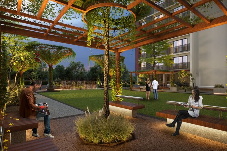 Garden, near vaishno devi circle on sg highway 3 Bedroom 1548 Sq.Ft. Apartment In Near Vaishno Devi Circle On Sg Highway Ahmedabad 9134607