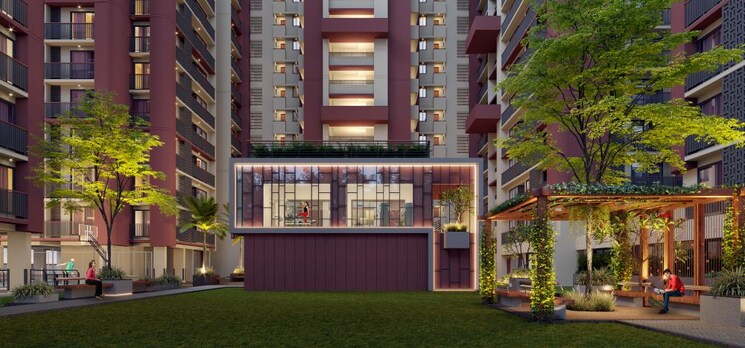 Exterior View, near vaishno devi circle on sg highway 3 Bedroom 1548 Sq.Ft. Apartment In Near Vaishno Devi Circle On Sg Highway Ahmedabad 9134607