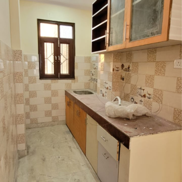 Kitchen in 1 BHK Builder Floor at Chattarpur – for Rent