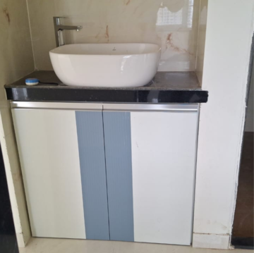 Bathroom in 3 BHK Apartment at Mhada 24 LIG Apartments, Shri Nagar – for Rent
