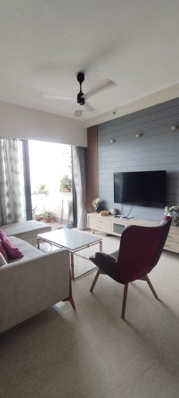 Living Room in 2 BHK Apartment at Shapoorji Pallonji Vicinia, Powai – for Rent