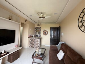 Living Room in 1 BHK Apartment at Vijay Orovia, Ghodbunder Road – for Sale