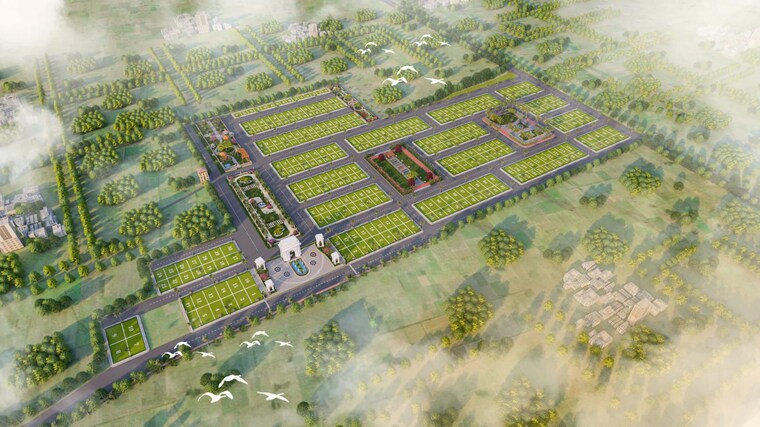 Exterior View, krishna-iscon-valley  1800 Sq.Yd. Plot In Gosainganj Lucknow 9134878