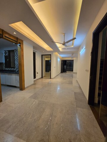 Dining Room in 3 BHK Apartment at Palm Residency Chhatarpur, Chattarpur – for Rent