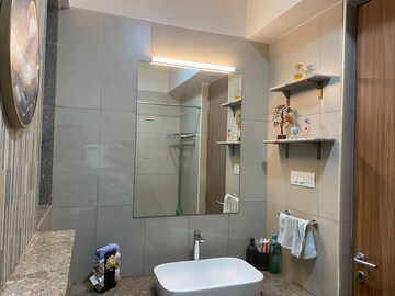 Bathroom in 2 BHK Apartment at Shapoorji Pallonji Vicinia, Powai – for Rent