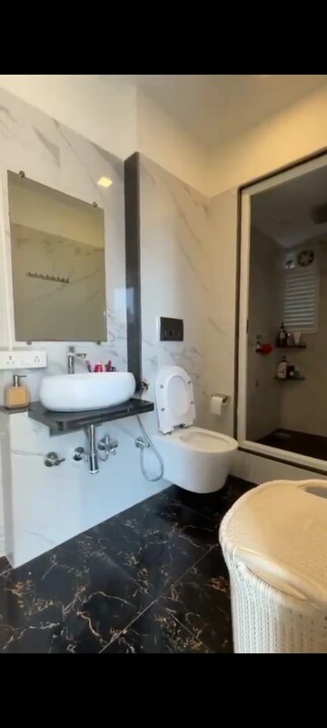 Attached Bathroom in 3 BHK Apartment at Runwal Nirvana, Parel – for Rent