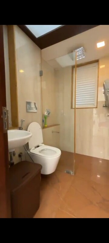 Bathroom in 3 BHK Apartment at Runwal Nirvana, Parel – for Rent