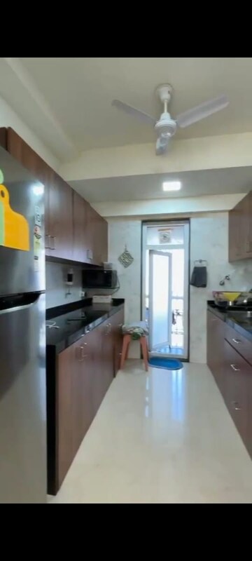 Kitchen in 3 BHK Apartment at Runwal Nirvana, Parel – for Rent