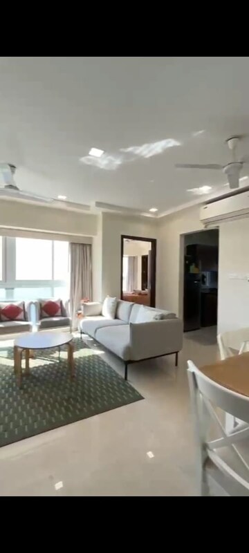 Living Room in 3 BHK Apartment at Runwal Nirvana, Parel – for Rent