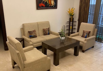 Living Room in Studio Apartment at Panchsheel Park – for Rent