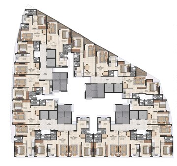 Master Plan in 1 BHK Apartment at Sayba Arcadia, Kurla – for Sale