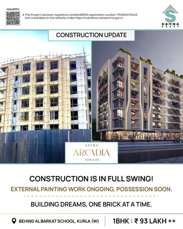 1 BHK Apartment For Sale in Sayba Arcadia, Kurla