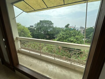Balcony in 4 BHK Builder Floor at Panchsheel Park – for Rent