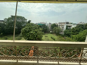 Balcony in 4 BHK Builder Floor at Panchsheel Park – for Rent