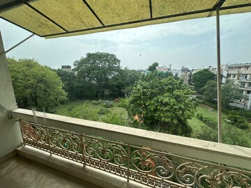Balcony in 4 BHK Builder Floor at Panchsheel Park – for Rent
