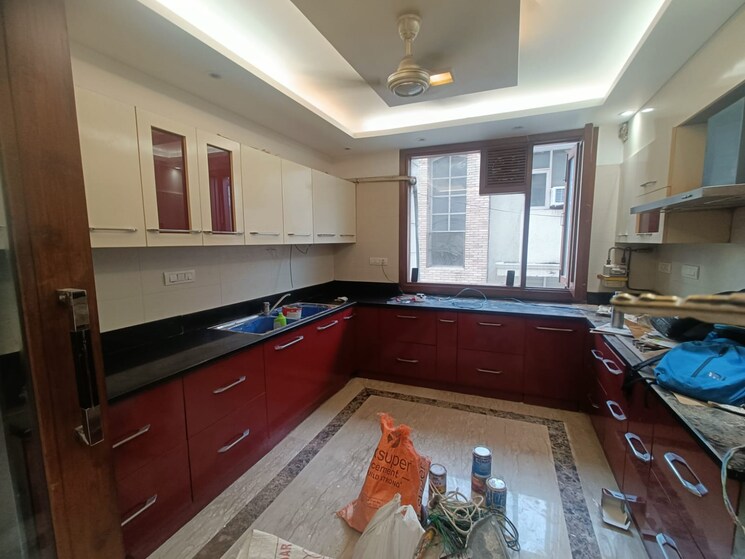 Kitchen, greater kailash i 4 Bedroom 4500 Sq.Ft. Builder Floor In Greater Kailash I Delhi 9135320