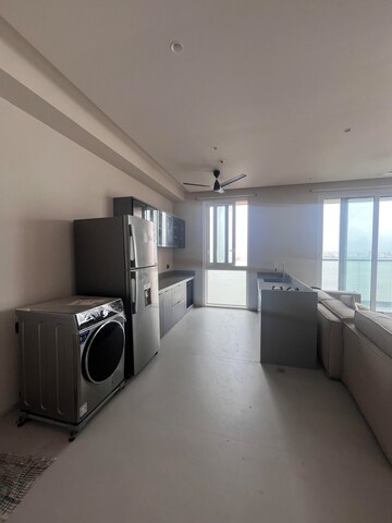 Living Room in 2 BHK Apartment at Vraj Tiara, Worli – for Rent