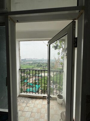 Balcony in 3 BHK Apartment at Rajhans Premier Towers, Indrapuram – for Sale