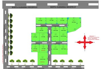  Plot – Map Location View at Naubatpur - for Sale