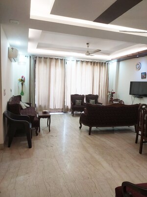 Living Room in 3 BHK Builder Floor at Greater Kailash ii – for Sale