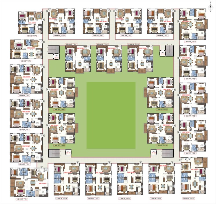 Master Plan, pvr-kshetra 2 Bedroom 987 Sq.Ft. Apartment In Shankarpalli Hyderabad 9135493