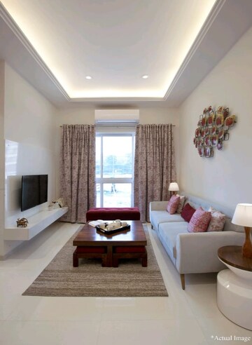 Living Room in 2 BHK Apartment at Sheth Zuri, Laxmi Nagar – for Rent