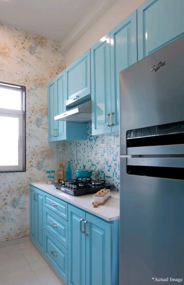 Kitchen in 2 BHK Apartment at Sheth Zuri, Laxmi Nagar – for Rent