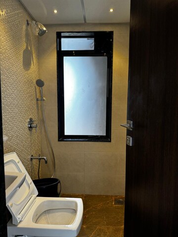 Bathroom in 1 BHK Apartment at Lalani Valentine Apartment, Malad East – for Rent