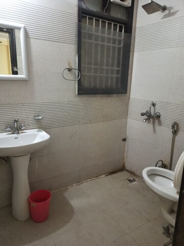 Bathroom in 2 BHK Builder Floor at Chattarpur – for Rent