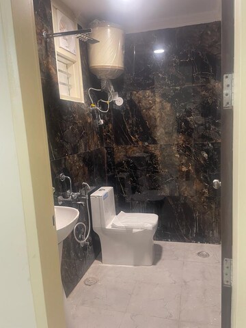 Bathroom in 2 BHK Builder Floor at Chattarpur – for Rent