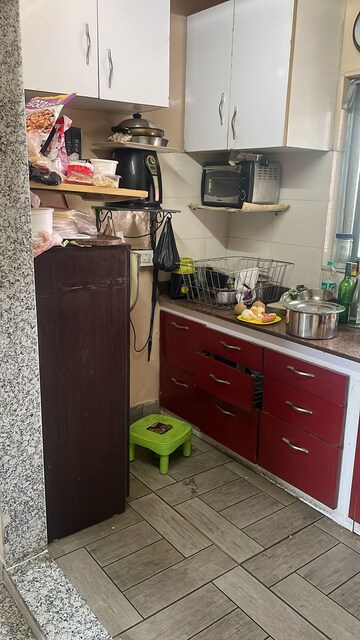Kitchen in 3 BHK Builder Floor at Behala Chowrasta – for Sale