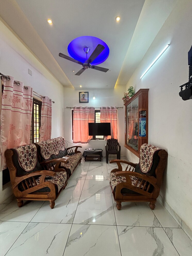 Living Room, mannuthy 4 Bedroom 1800 Sq.Ft. Independent House In Mannuthy Thrissur 9135696
