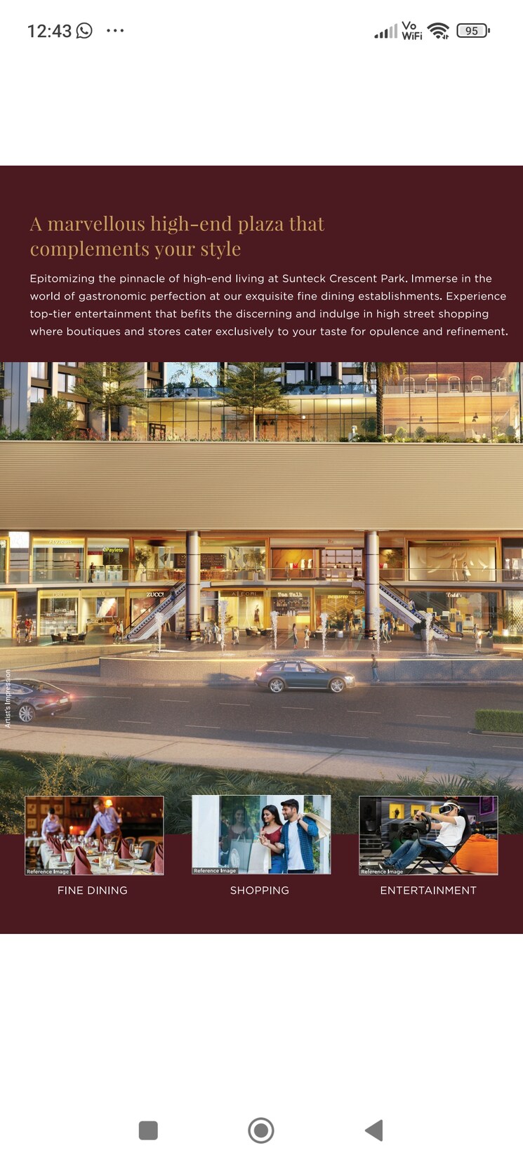 Exterior View, sunteck-crescent-park 3 Bedroom 935 Sq.Ft. Apartment In Kalyan West Thane 9135745