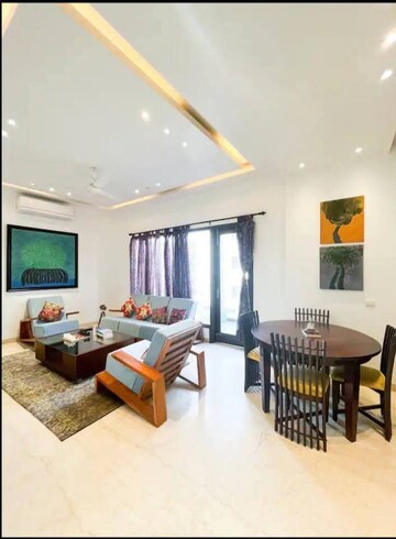 Living Room in 1 BHK Builder Floor at Palam Vihar – for Rent