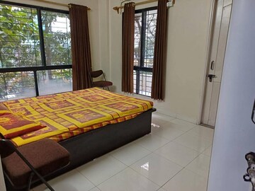 Bedroom in 1 BHK Apartment at Silver Woods Wakad, Wakad – for Rent