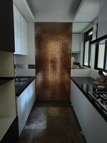 Kitchen in 4 BHK Apartment at Lodha Trump Tower, Worli – for Rent