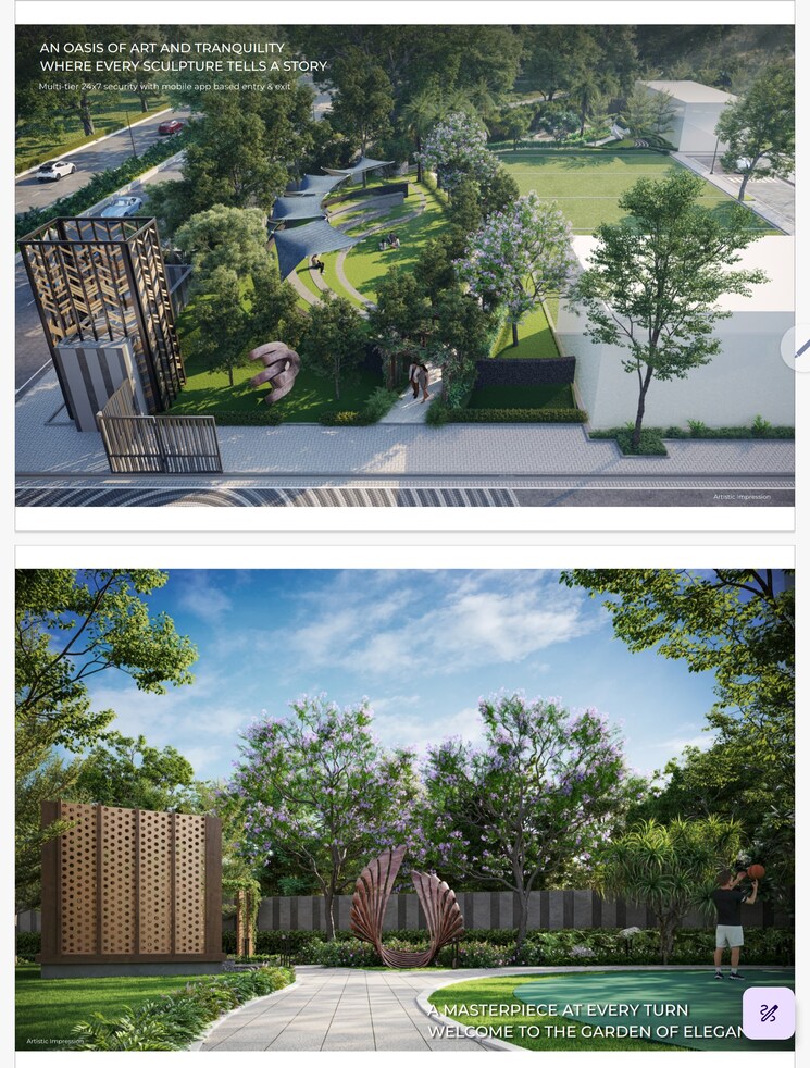 Exterior View, gls-courtyard  179 Sq.Yd. Plot In Sector 95 Gurgaon 9135845