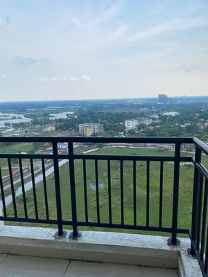 Balcony in 2 BHK Apartment at Shrachi Greenwood Elements, Rajarhat New Town – for Sale