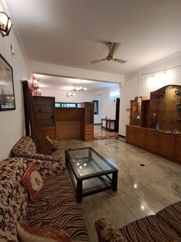Living Room in 3.5 BHK Builder Floor at Hsr Layout – for Rent