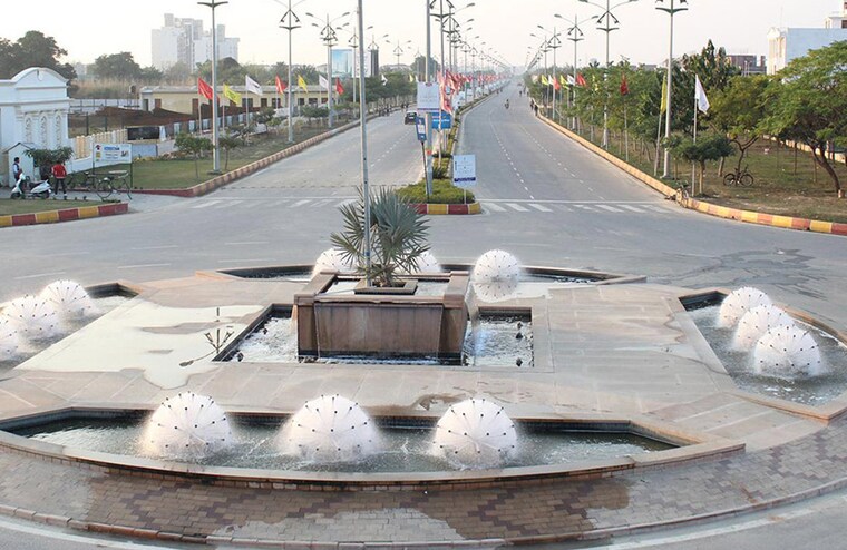 Exterior View, sushant golf city  1622 Sq.Ft. Plot In Sushant Golf City Lucknow 9136308