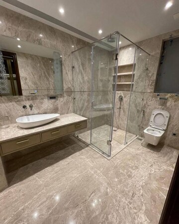 Attached Bathroom in 4 BHK Builder Floor at Palam Vihar – for Rent