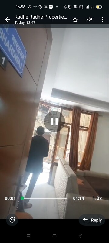 Staircase in 1 BHK Builder Floor at Paryavaran Complex – for Rent