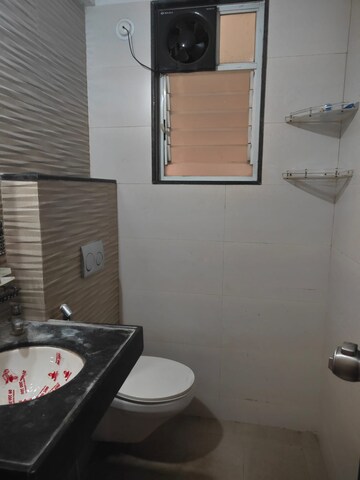 Bathroom in 2 BHK Apartment at Supriya Towers, Aundh – for Rent