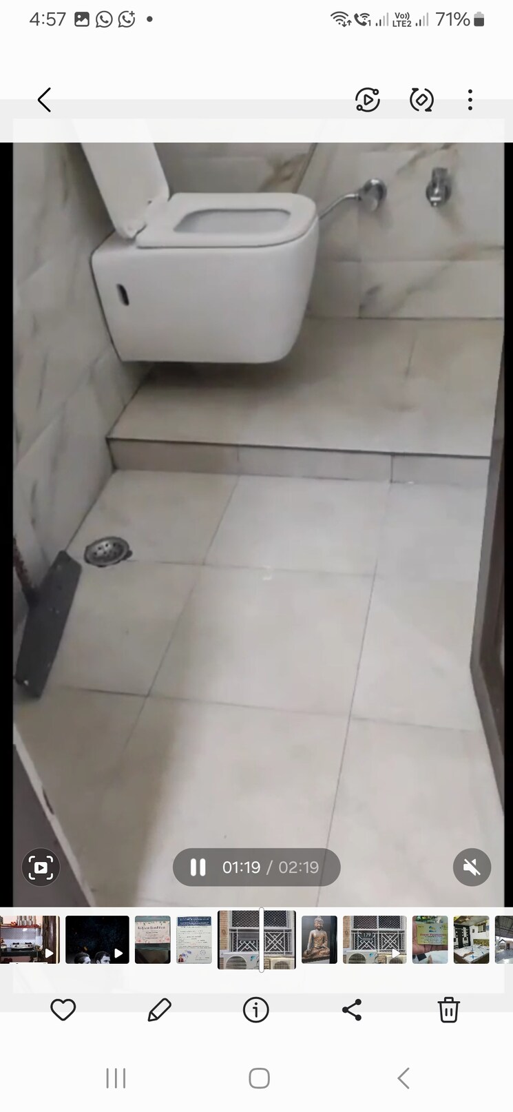 Bathroom, lajpat nagar ii 2 Bedroom 900 Sq.Ft. Builder Floor In Lajpat Nagar ii Delhi 9136574