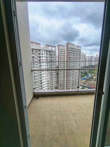 Balcony in 2 BHK Apartment at Puravankara Silversands, Mundhwa – for Rent