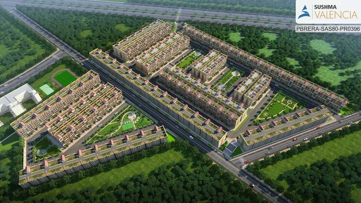 Master Plan, sushma-valencia 3 Bedroom 2250 Sq.Ft. Apartment In International Airport Road Zirakpur 9136654