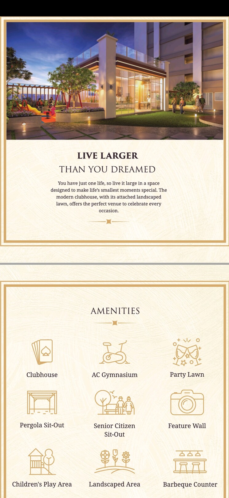 undefined, choice-goodwill-elements 3 Bedroom 1003 Sq.Ft. Builder Floor In Lohgaon Pune 9136758