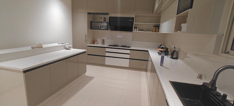 Kitchen, aurobindo-kohinoor 3 Bedroom 2200 Sq.Ft. Apartment In Serilingampally Hyderabad 9136763