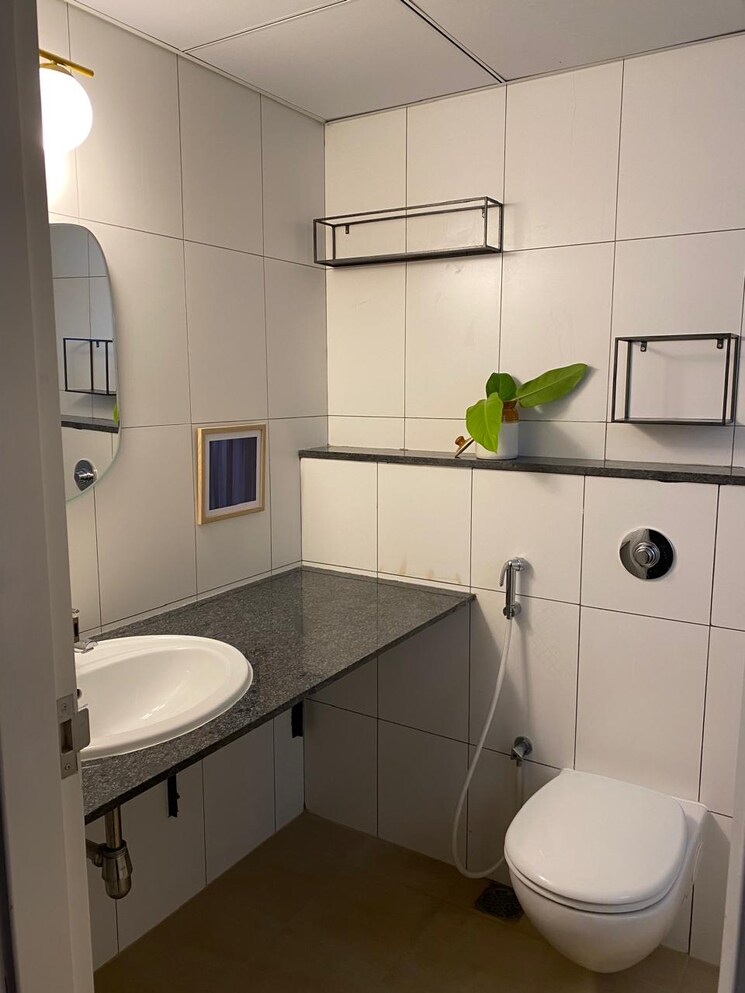 Bathroom, godrej-aqua 2 Bedroom 1301 Sq.Ft. Apartment In International Airport Road Bangalore 9136933